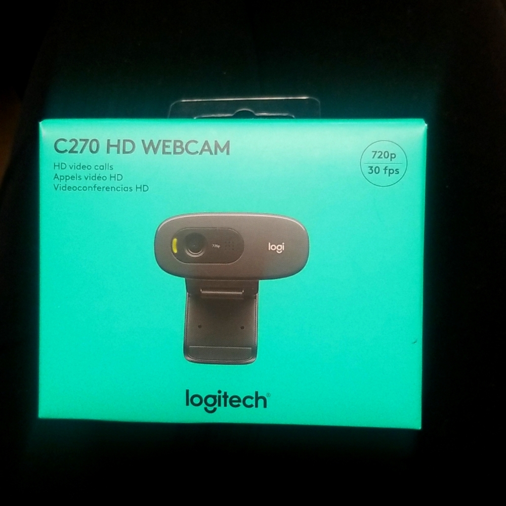 NIB Logitech C270 HD Webcam